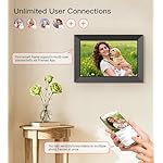 BIGASUO Digital Picture Frame, 10.1" Frameo Digital Frame WiFi with 32GB Memory, 1280x800 IPS Touch Screen, Send Photos/Videos from Your Phone Anywhere, Photo Gifts for Parents and Grandparents - Image 5