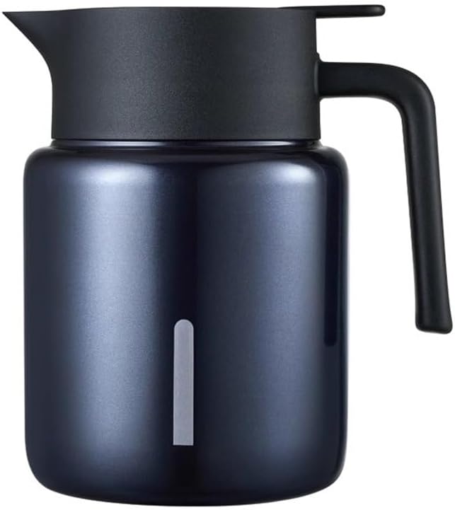 LEIYTFE Insulated Water Bottle Teapot,Thermal Coffee Carafe Stainless Steel Insulated Vacuum Pot with Removable Tea Filter,for Keeping Hot, Thermal Kettle for Home Office(1.5L)