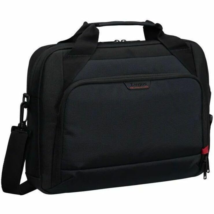 Targus 13–14 Inch Classic EcoSmart Briefcase, Slim Laptop Bag with Padded Laptop Sleeve,…