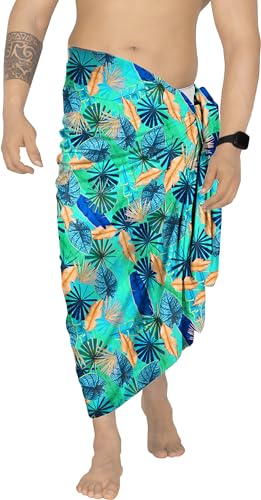 HAPPY BAY Men's Sarong Beach Wrap Bath Swim Pareo