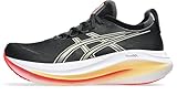 Asics Tenis de Correr Gel-Nimbus 27 para Hombre, Negro/Caqui, 42 EU