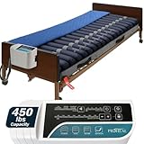 ProHeal Low Air Loss Alternating Pressure Mattress - 36” x 80” x 8"- Cell On Cell Base - Pressure Mattress for Bed Sores with Comprehensive Digital Alarm - Air Mattress for Hospital Bed