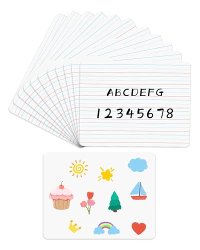 Catálogo para Comprar On-line Tabla en blanco comprados en linea. 40 2 Pcs Lapboards de Borrado, 9 x 12 pulgadas Pizarra de Aprendizaje de dos Caras Lisas/Forradas, Tablas Blancas para Borrado en Seco, Pizarrón Blanca Pequeña para Estudiantes,...