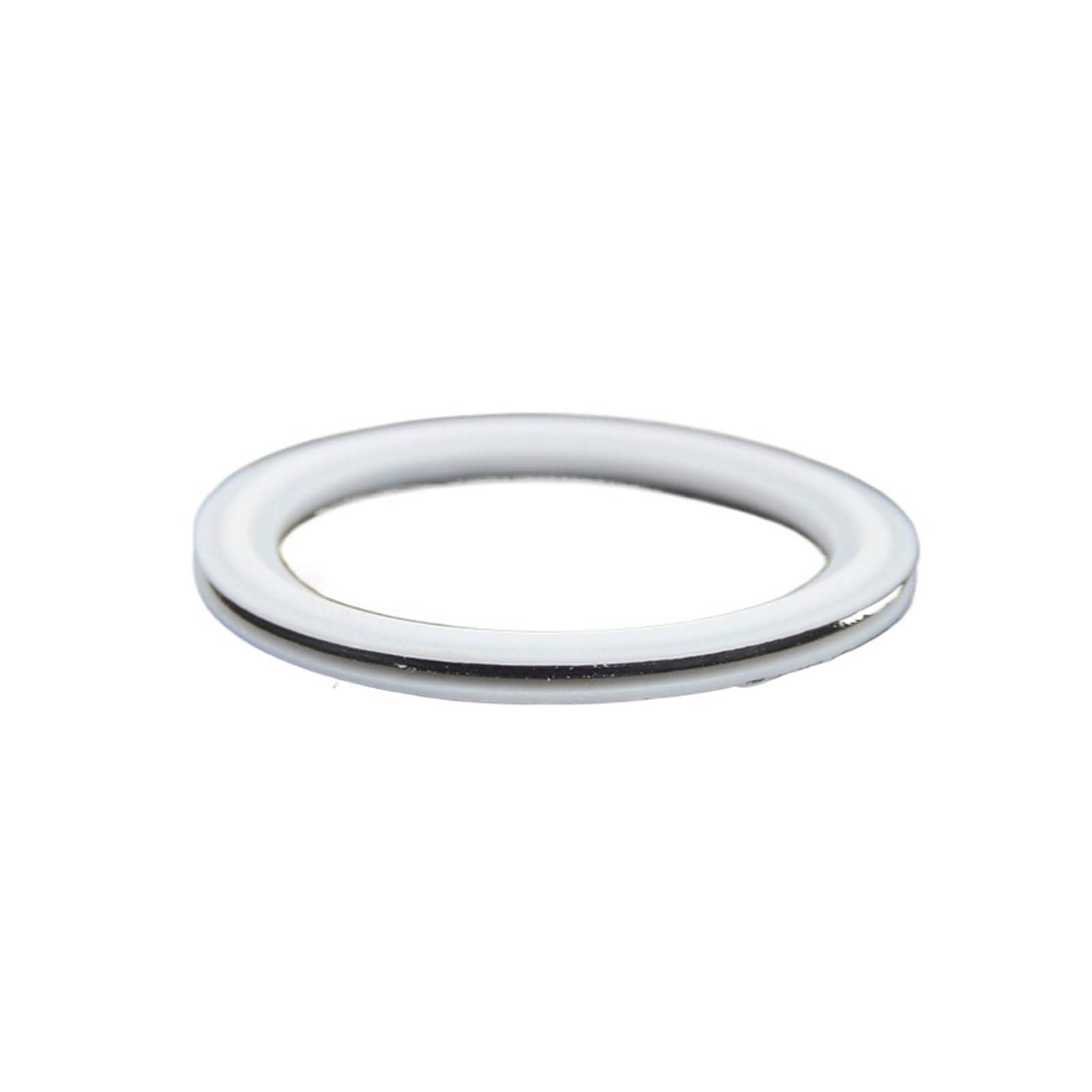 PKNVKZIDK 1pc 2 Inch Tri Envelope Gasket PTFE with EPDM Liner Tri Clamp Sandwich PTFE/EPDM Gasket