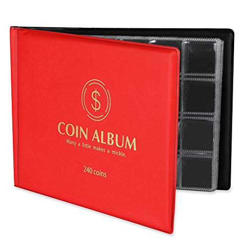 MUDOR Coin Collection Album with 240 Pockets