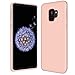 Produktbild Conie® Basic Backcove Hülle für Samsung Galaxy S9, [ Microfaser Innenfutter ] Schutzhülle sturzsichere Hülle aus TPU Anti Fingerprint Rückschale, Galaxy S9 Case Rosa
