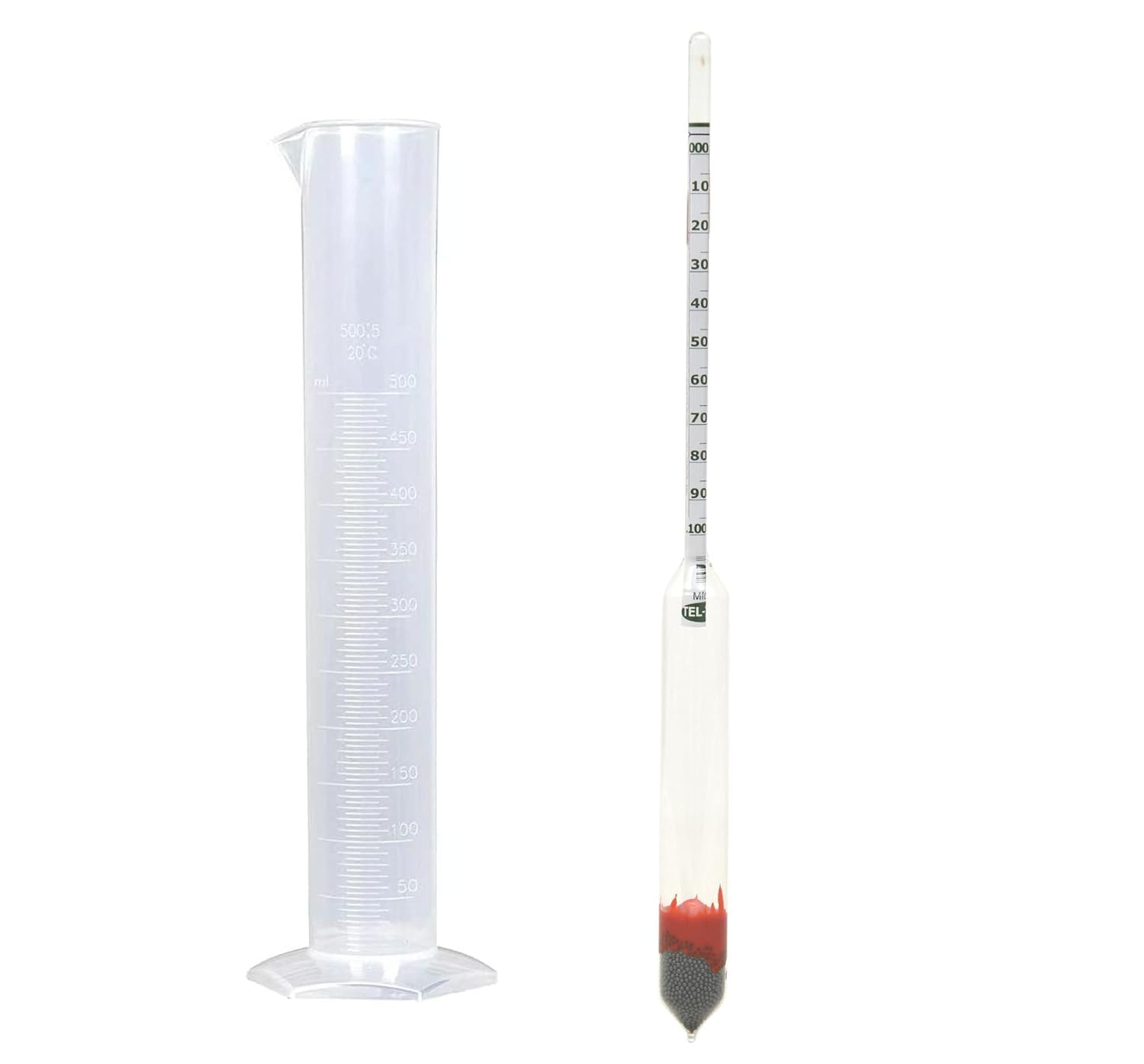 ALCOHOL METER WITH 250ML MEASURING CYLINDER-image-1