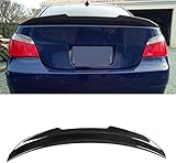 for BMW 5 Series E60 Base Sedan M Tech M5 2004-2010 Carbon Fiber Rear Trunk Spoiler