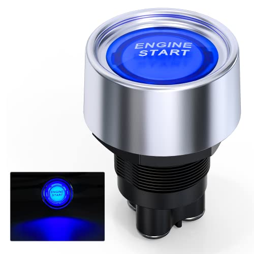 Image of Nilight Start Engine Button 12V DC 50A Blue
