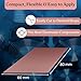 MKS Sedo Thermal Conductive Silicone Pad 4mm, 1 W/mK Thermal Conductivity, Light Red, 80x60mm, 3 Sheets per Pack, -50°C to 180°C Continuous Use