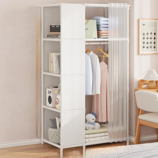 Amazon｜ワードローブ 組立式 クローゼット 収納ボックス 衣類