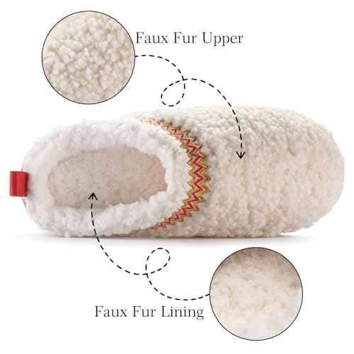Fuzzy Slippers Women Platform Cute House Shoes Comfy Memory Foam Bedroom Indoor Outdoor3