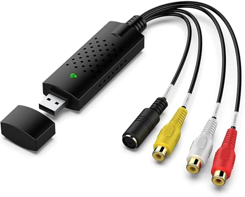 Image of USB Audio Video Capture Converter - VHS to Digital for Windows, DVD, Camcorders, VCR
