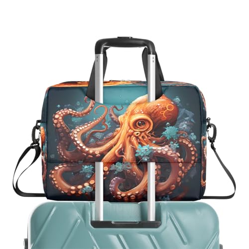 Maletín para laptop con diseño pulpo para laptops 13 a 16" miniatura 7