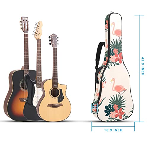 Housse étanche pour guitare acoustique avec double bandoulière et poche Motif animal amusant, Multicolore 02, 42.9×16… - Les Beatles, Paul McCartney, John Lennon, RIngo Starr, George Harrison Housse étanche pour guitare acoustique avec double bandoulière et poche Motif animal amusant, Multicolore 02, 42.9x16… – Image 6