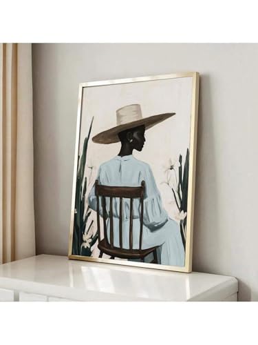 Toile minimaliste africaine esthétique sans cadre - 4