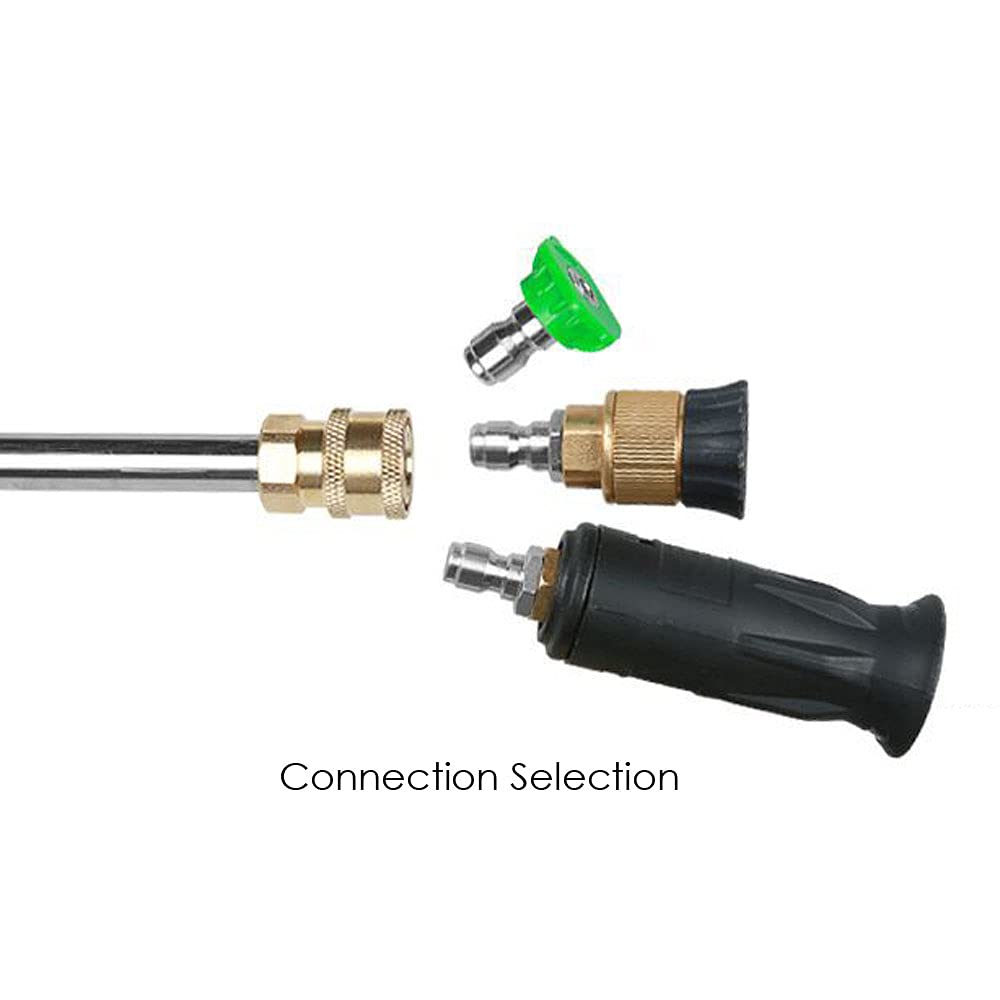 JAOGAUS Rallonge de Lance Nettoyeur Haute Pression, 4000PSI Barres d'Extension pour Nettoyeur