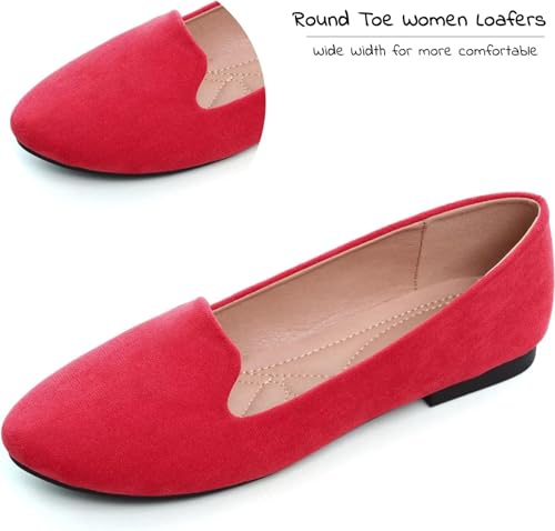 Image of SAILING LU Women Round Toe Comfortable Ballet Flats | Shoes for Women, Dressy, Slip-ons, Loafers