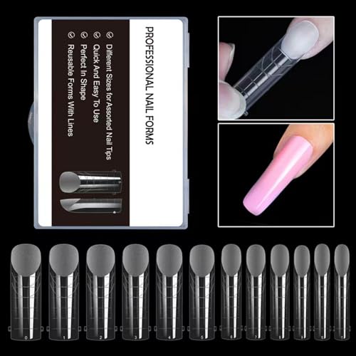 Molde para uñas UV Gel, cubre toda la uña, transparente miniatura 3