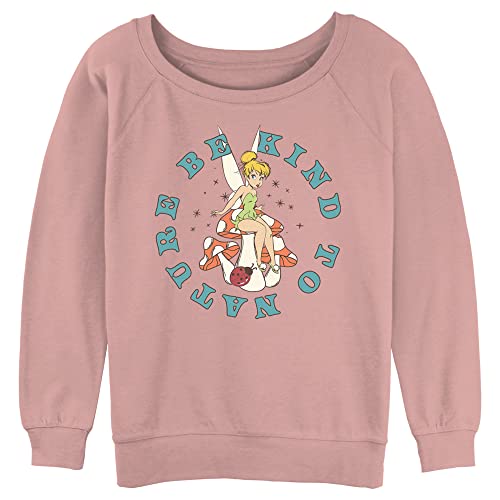 Sweat Peter Pan Tinker Bell à imprimé champignon - Pull rose amical