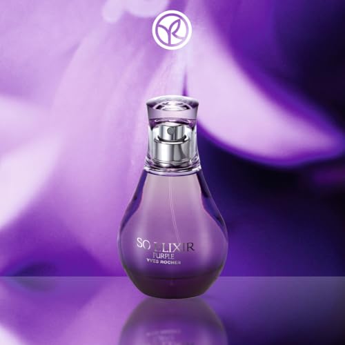 yves rocher Yves Rocher So Elixir Purple - Eau de Parfum Damen - mit Tuberose Vetiver und Patchouli - Außergewöhnliche Blumig-Holzige Komposition