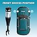 Saitourne Front Air Suspension Strut Shock Absorber Compatible with Jeep Grand Cherokee 2011 2012 2013 2014 2015 WK2 Laredo Limited Overland Summit SRT SRT8 Altitude Trailhawk 68231883AA (Left)