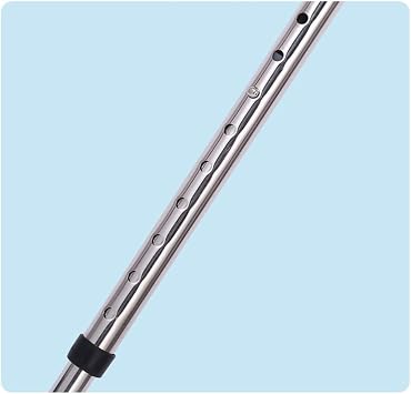 Adjustable Underarm Crutches, Adult Walking Crutches, 10-Speed Height Adjustable, Spring Shock Absorption, Suitable for Men/Women, 1 Pair