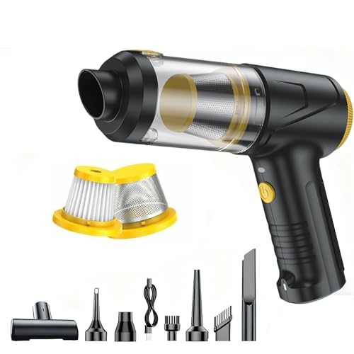 HKC 4 in 1 Soffiatore Aspiratore 100000RPM, Aria Compressa Elettrico