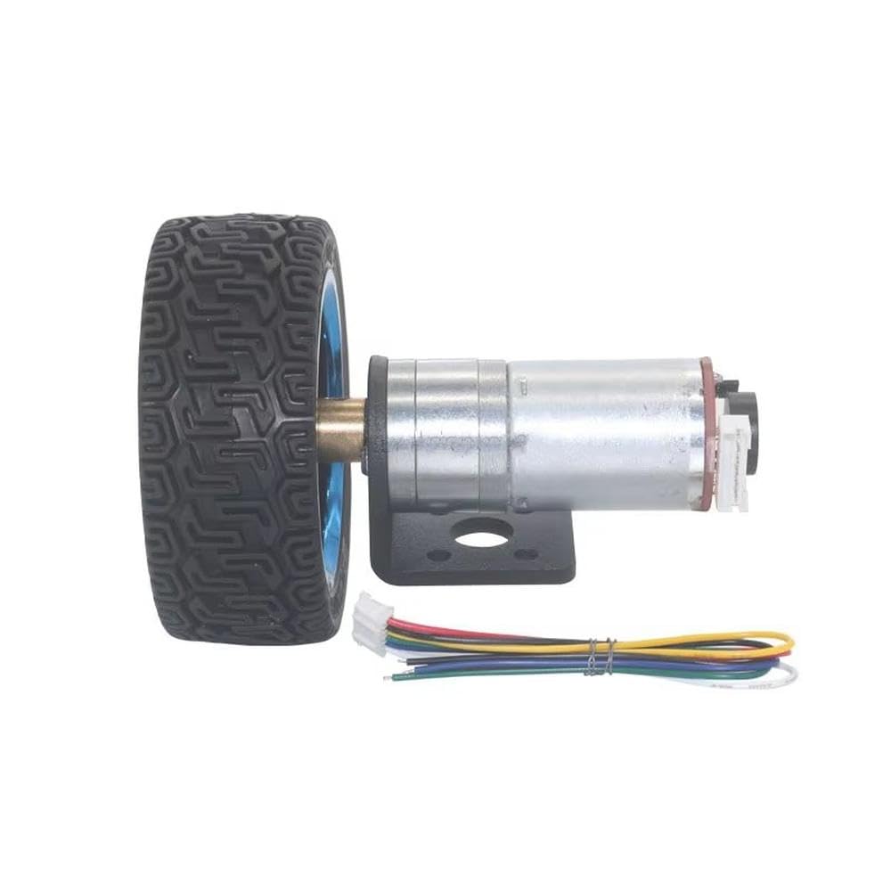Módulo codificador Rueda De Código De Medición De Velocidad Del Codificador Del Motor De Desaceleración CC JGA25-370(1360 revolutions,6V)