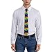 KOSUES LGBT Rainbow Gay Pride Flag Love Is Love Casual Men's Tie Mens Neckties Adjustable Novelty Neck Ties Fashion Neckwear Outfits Accessory For Daily Wedding Party Date Holiday Business Festival