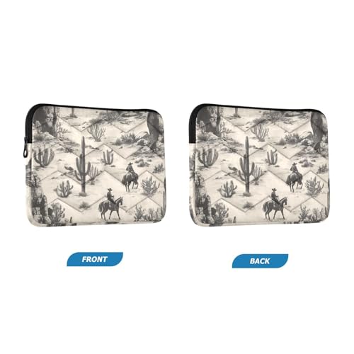 Funda para portátil acolchada Wild West Cowboys 15-16 pulg miniatura 2