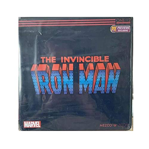 Mezco Toys One: 12 Collective: Marvel Iron Man Stealth Armor Version Action Figure