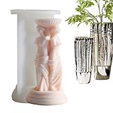 【Hochwertiges Formendesign】Mit 3D-Kerzenformen können Sie mühelos wunderschöne Kerzen-Meisterwerke schaffen. Hergestellt aus hochtemperaturbeständigem, antihaftbeschichtetem und auslaufsicherem Silikon, sind diese Formen weich und elastisch, einfaches Herauslösen und gleichzeitig die Integrität und Schönheit Ihrer Kerzen erhalten.