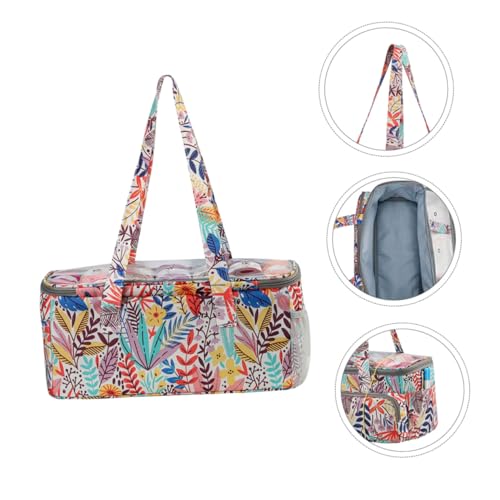 Bolsa de punto portátil para tejer crochet durante tus viajes en tren 4