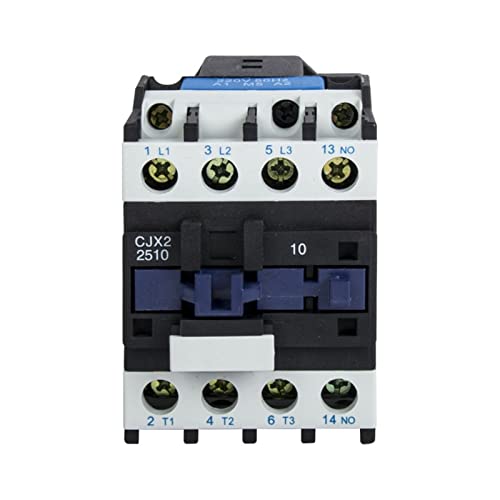 Contacteur triphasé CJX2-2510 25A robuste et durable pour commande de moteur 220V