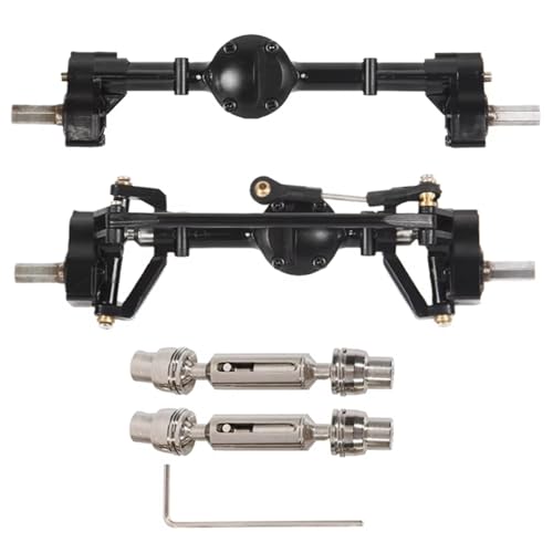 Essieux avant arrière RC voiture WPL C14 C24 pont portail arbre métal 1/16