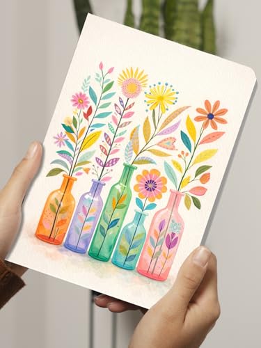 Image of DOODLE A5 Undated Planner Notebook - 160 Pages (12-Month Planner + Notes), Soft Cover Journal with 80 GSM Paper - Motivational Quote Design, Compact Diary for Work, Study, Travel & Gifting