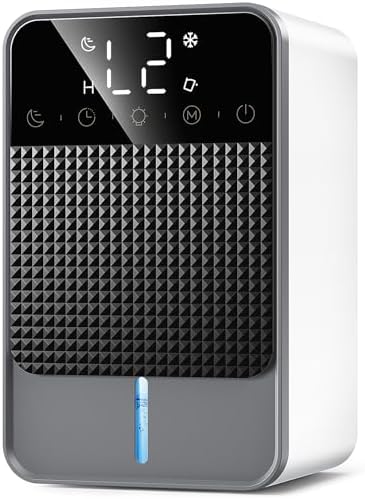 Deshumidificador de 1800ml con Función de Descongelación, Silenci...