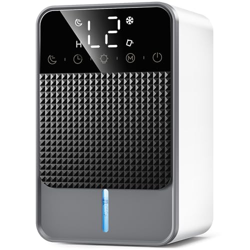 Luftentfeuchter Elektrisch Klein 1800ML mit Abtaufunktion, Leise,...