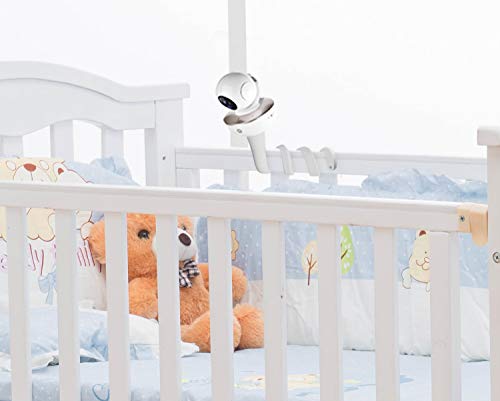 TIUIHU Veelzijdige Twist Babyfoon Mount voor Arlo Babyfoon Motorola Babyfoon en andere camera's met 1/4 Schroef - Duurzame en eenvoudige installatie (wit) - Afbeelding 5