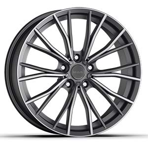  RUOTE CERCHI IN LEGA AUTO MAK CERCHIONE MARK GUN MET-MIRROR FACE 18\
