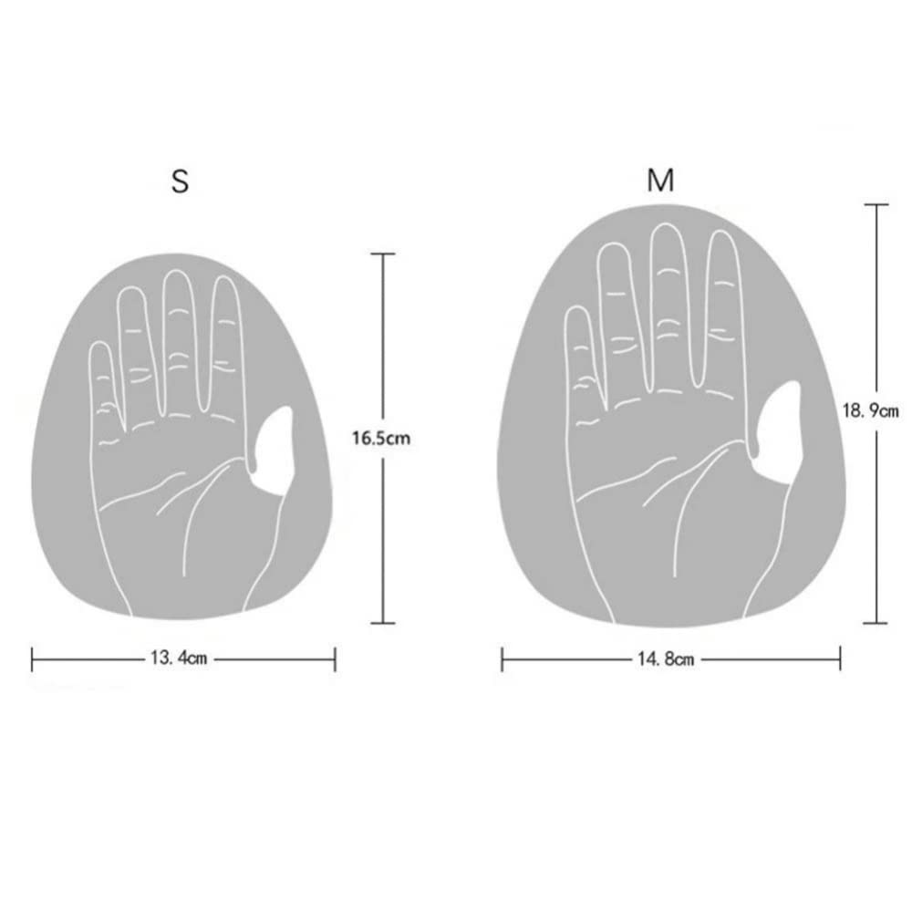 Gants palmés pour adulte et jeune - Paume transparente - Aide auxiliaire - Équipement de grenouille - Équipement d'entraînement - Gant de natation palmé - M
