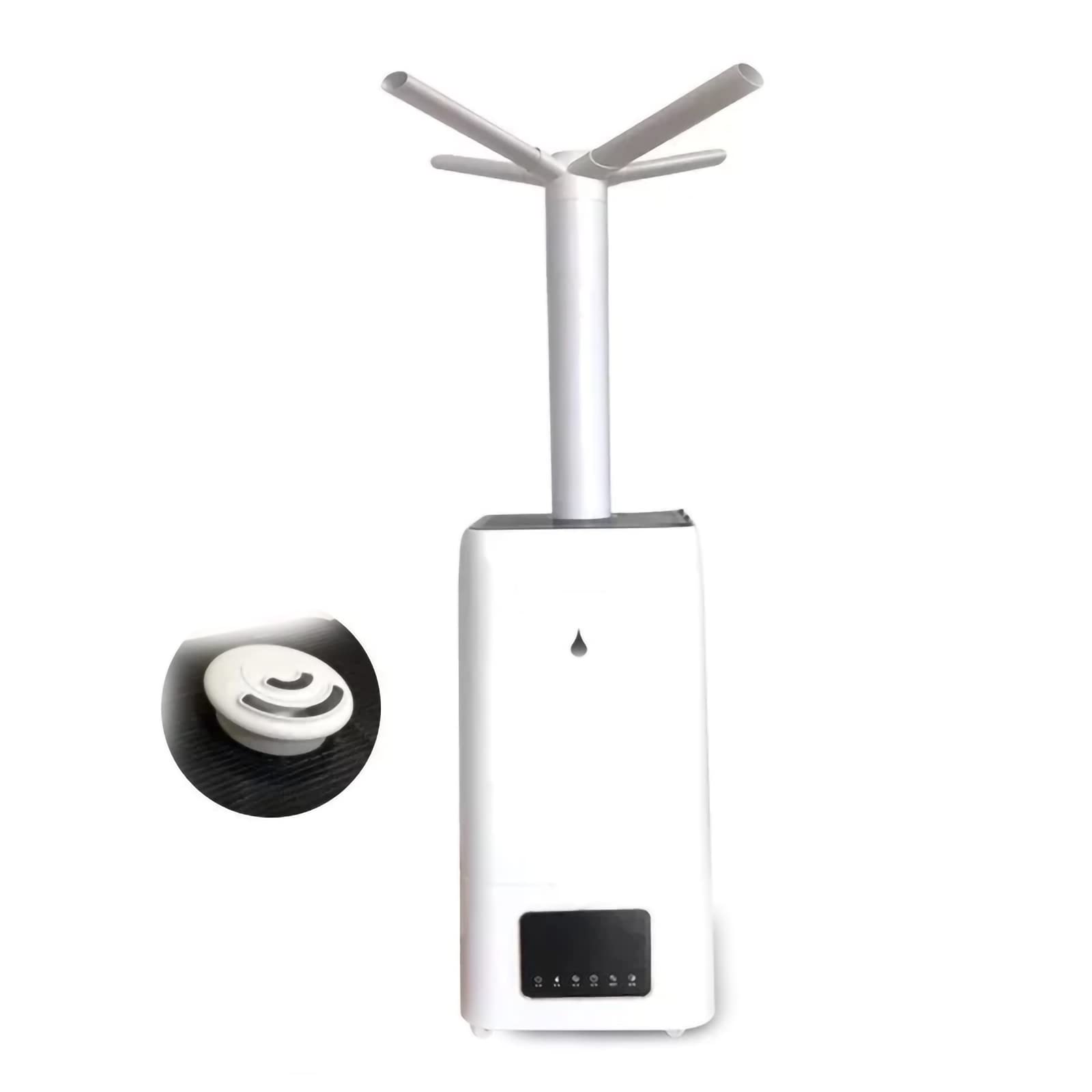 IUokLU Humidifier Large Capacity Industrial Water Spray Humidifier Smart Easy to Clean Air Atomizer Industrial Commercial Office Supermarket