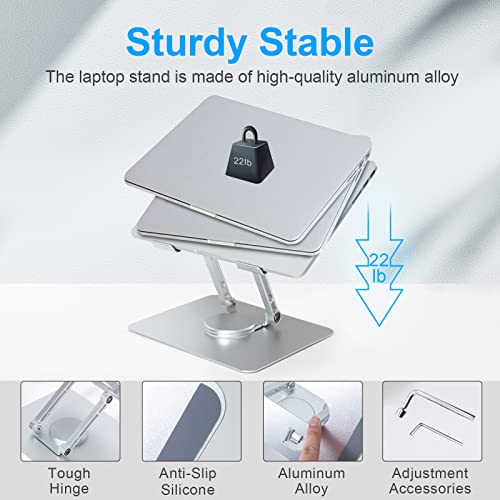 Laptop-Stand-360-Swivel-Adjustable-Portable-Foldable-Ergonomic-Aluminum-Laptops-Holder-for-Office-Work-from-Home-Gifts-Compatible-with-10-to-17-Inch-All-MacBook-Pro-Lenovo-HP-Notebook-Computer
