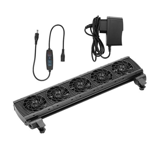 Aquarium Chiller Fish Tank Fan Variable Speed Cooling System Water Chiller Hydroponic Cooling Machine for Salt/Fresh Water, 5