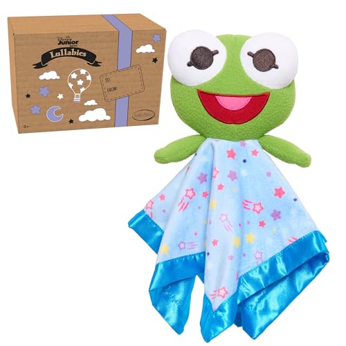 Image of Disney Junior Music Lullabies Lovey Blankies, Kermit, Officially Licensed Kids Toys for Ages 0+ by Just Play