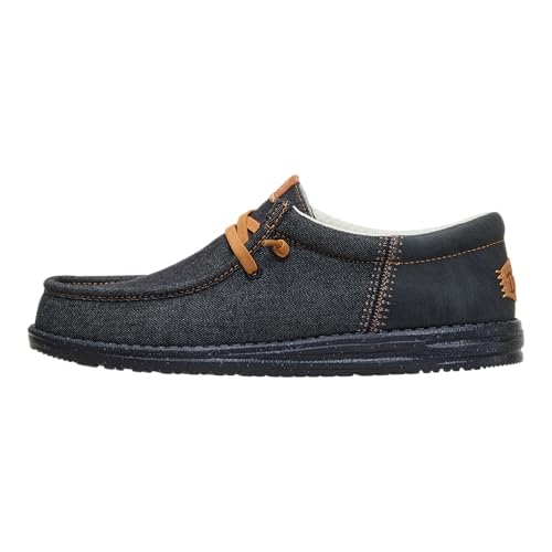 Image of HEYDUDE Wally Funk Denim Black Size 10