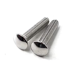 Flomore M8x20 Flachrundbolzen Edelstahl 304 (20 Stücke)