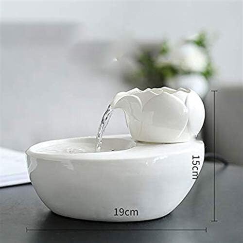 Fuente de agua para gatos REAGAR cerámica 1.3L automática miniatura 2