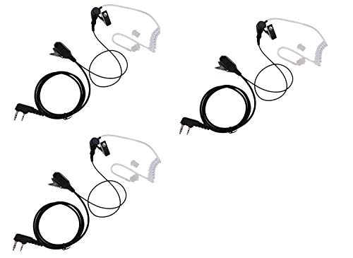 spydo Handsfree Air Tube Earpiece Earphone Microphone for Walkie Talkie Two Way Radio 3 Pieces (B07NKX7Q79) Amazon Price History, Amazon Price Tracker